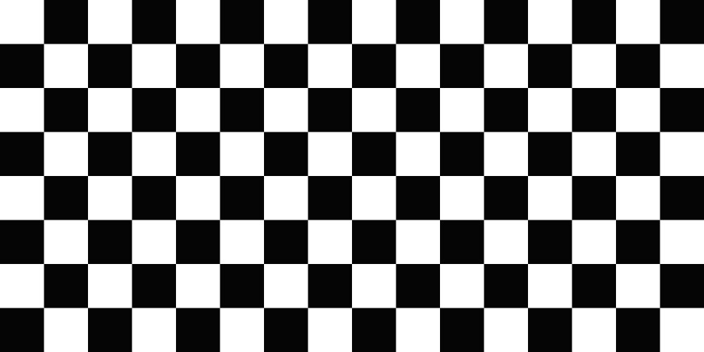 black and white checker board